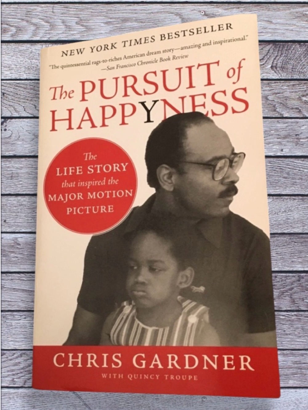 The Pursuit of Happyness paperback book